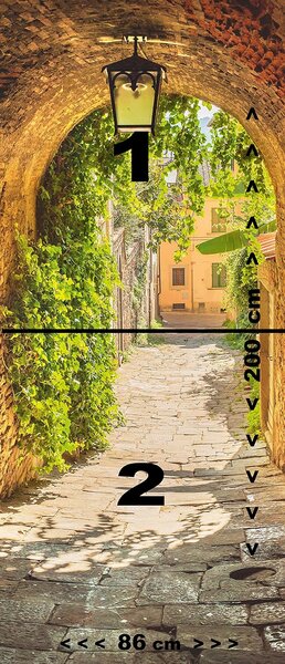Fototapeta na dveře SICILIA 86x200 cm