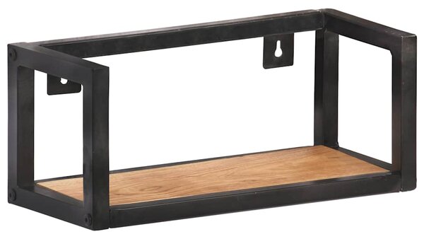 Nástěnné police 2 ks 40 cm masivní akáciové dřevo 320669