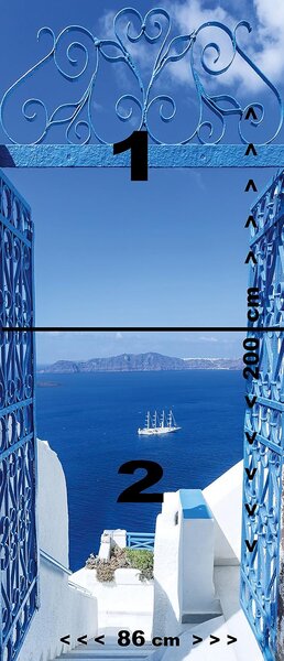 Fototapeta na dveře GREECE 86x200 cm