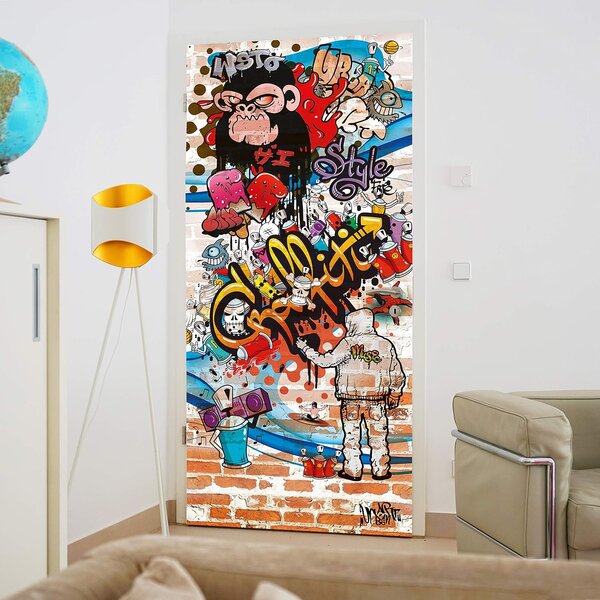 Fototapeta na dveře GRAFFITI 86x200 cm
