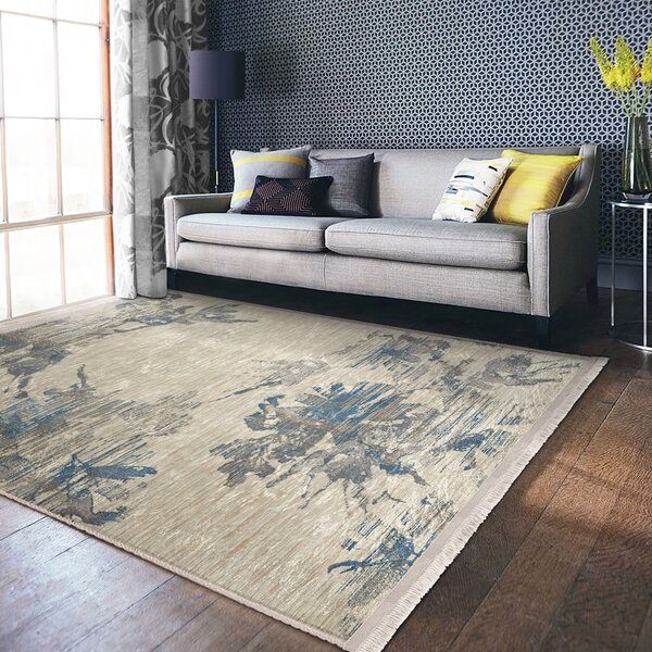 Modro-béžový koberec 80x150 cm – Mila Home