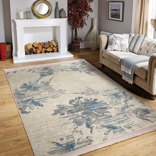 Modro-béžový koberec 80x150 cm – Mila Home