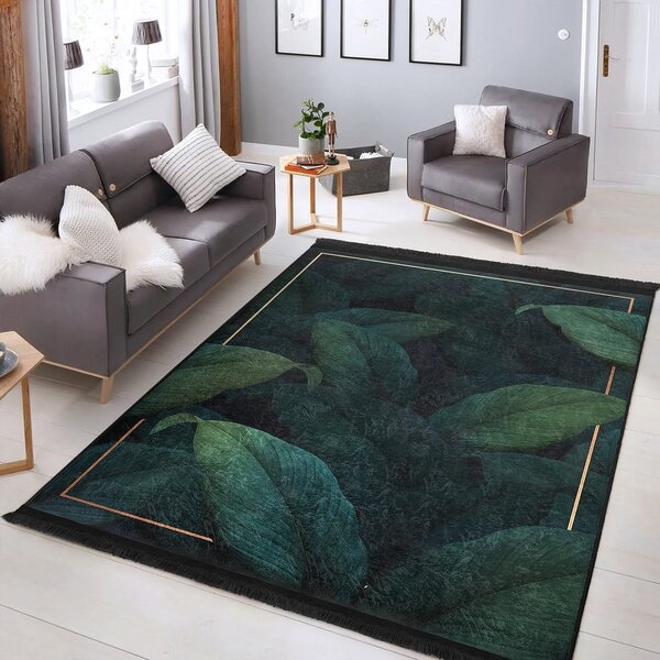 Pratelný koberec v petrolejové barvě 80x150 cm Unique – Mila Home