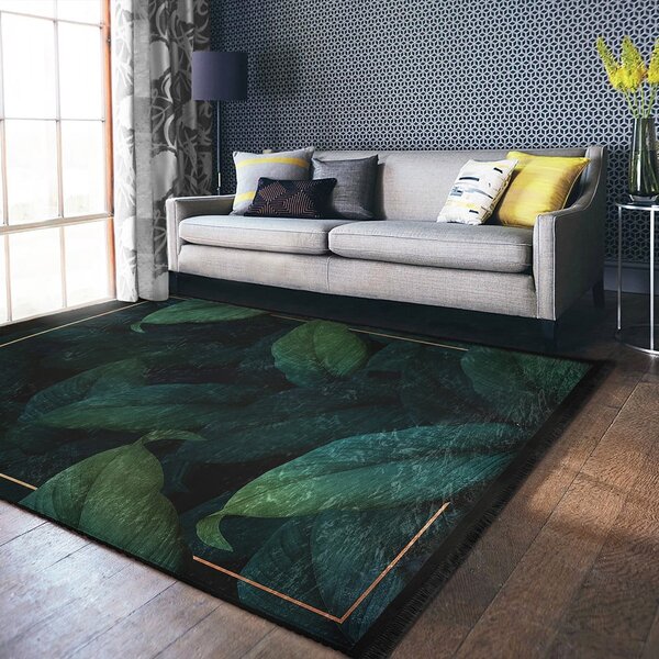 Pratelný koberec v petrolejové barvě 80x150 cm Unique – Mila Home