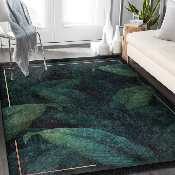 Pratelný koberec v petrolejové barvě 80x150 cm Unique – Mila Home