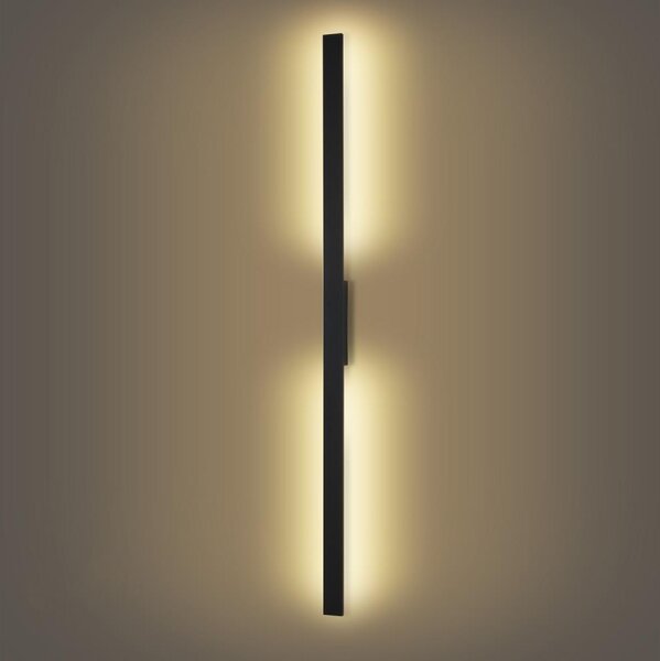Brilagi - LED Venk. nást. svít. LUNA LED/30W/230V 3000K IP65 150 cm černá CRI 90