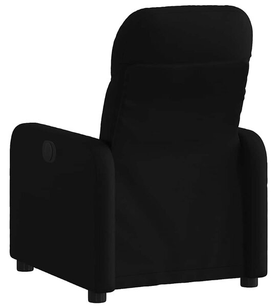 Elektrické polohovací křeslo černé textil 3206779
