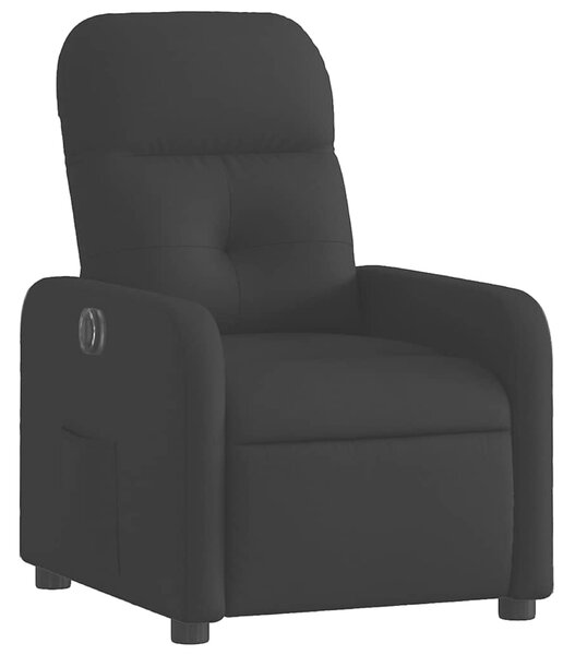 Elektrické polohovací křeslo černé textil 3206779