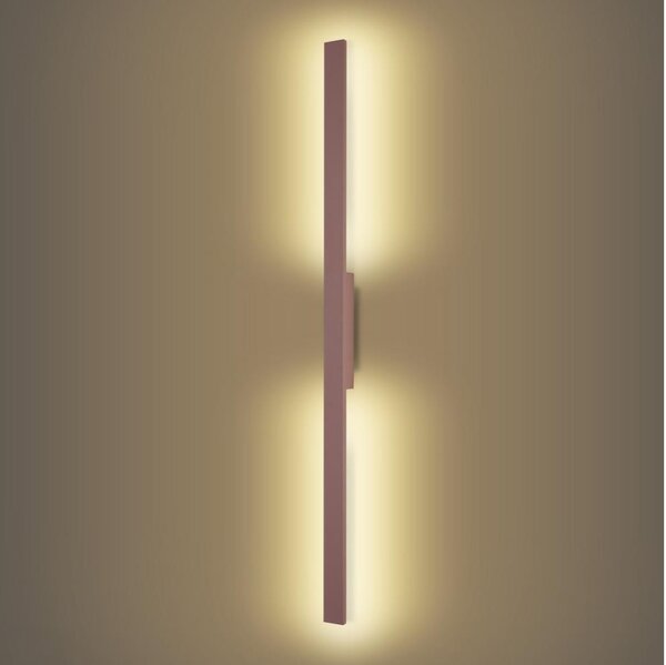 Brilagi - LED Venk. nást. svít. LUNA LED/24W/230V 3000K IP65 100 cm hnědá CRI 90