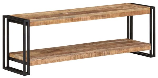 TV stolek 120 x 30 x 40 cm hrubé mangovníkové dřevo 320679