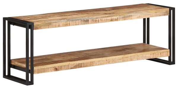 TV stolek 120 x 30 x 40 cm hrubé mangovníkové dřevo 320679