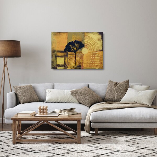 Skleněný obraz - List ginkgo (70x50 cm)