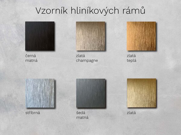 LED zrcadlo v rámu do koupelny M2