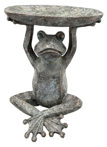 Napajedlo pro ptáky Frog2, 29,5x23 cm, magnesium, šedá