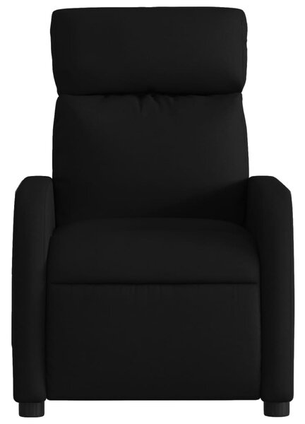 Masážní křeslo s polohovacím mechanismem, černé, látkové 3206865