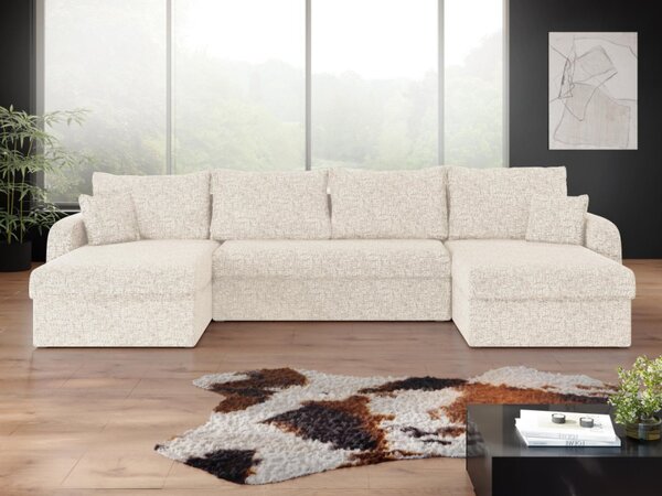 Rohová rozkládací pohovka Dalmir U Lux, Potah: Bella 05 5903211493201
