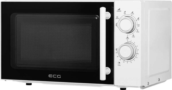 Mikrovlnná trouba ECG MTM 2073 GWE – objem 20 l, výkon 700 W, gril 900