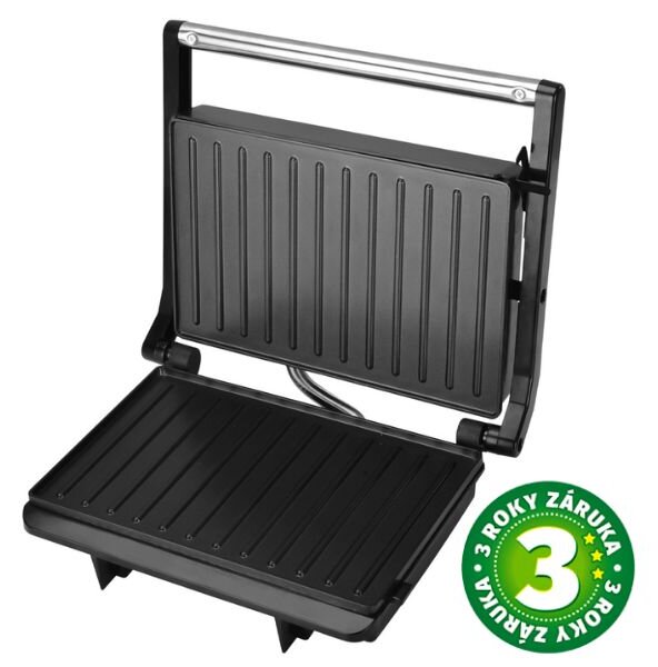 Kontaktní gril Väline Babine, grilovací plocha 23x14cm, 850W, černý, 3 roky záruka