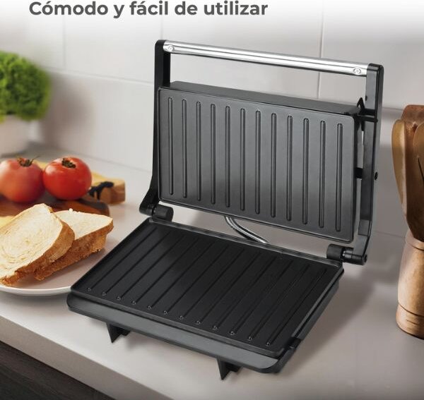 Kontaktní gril Väline Babine, grilovací plocha 23x14cm, 850W, černý, 3 roky záruka