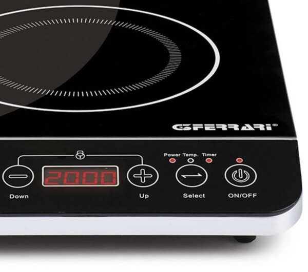 Indukční vařič G3Ferrari G10061 – 2000 W, černý