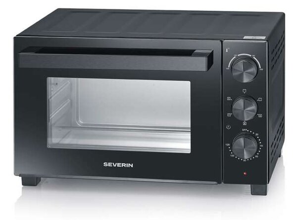 Pečicí mini trouba Severin TO 2075 – 30 l, 1500 W, černá