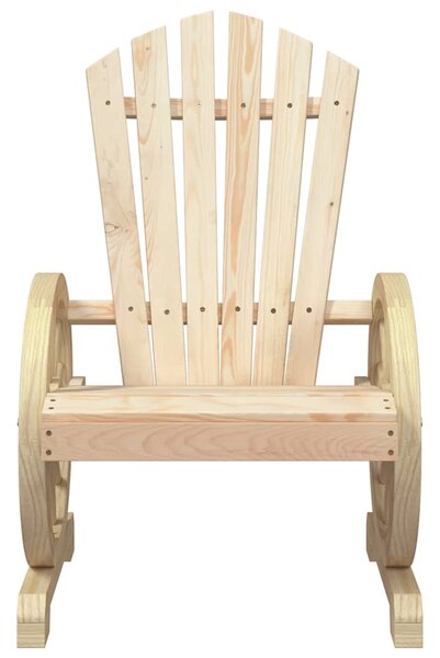 Zahradní křesla Adirondack 4 ks masivní jedlové dřevo 3207117