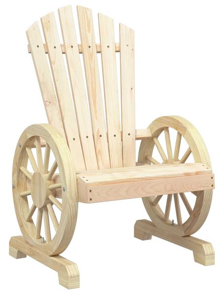 Zahradní křesla Adirondack 4 ks masivní jedlové dřevo 3207117
