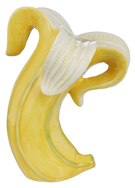 BANANA Váza 24 cm - žlutá
