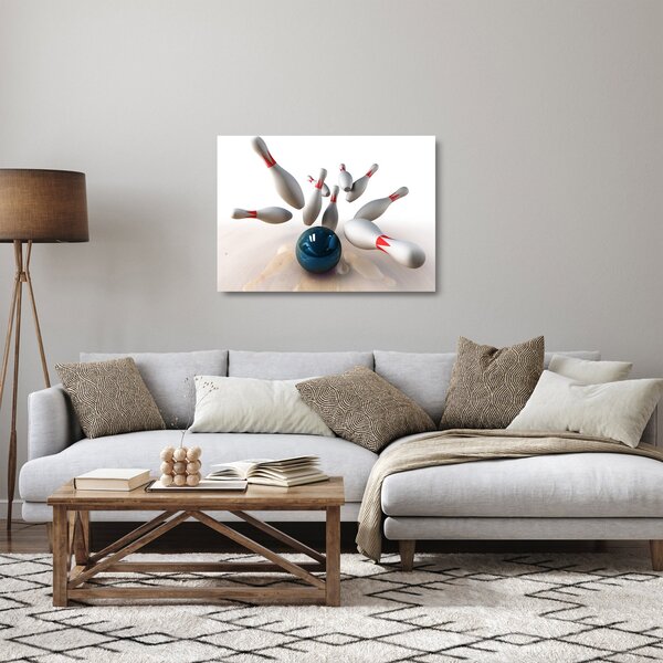 Skleněný obraz - Bowling (70x50 cm)