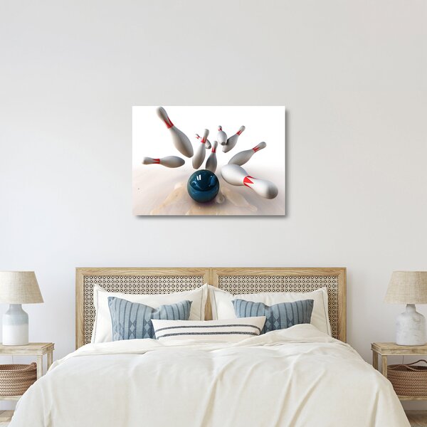 Skleněný obraz - Bowling (70x50 cm)