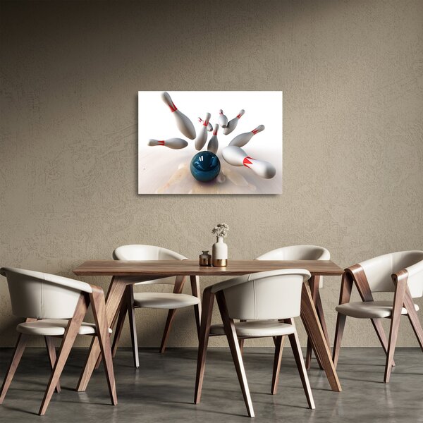 Skleněný obraz - Bowling (70x50 cm)