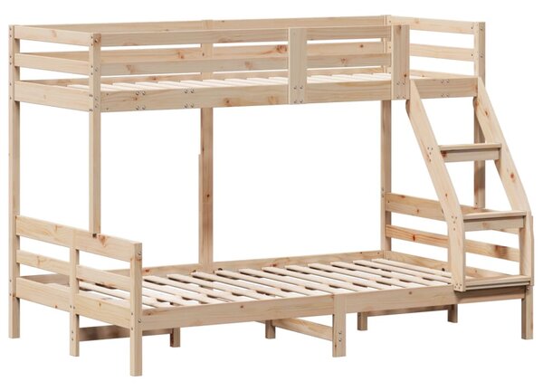 Patrová postel 80 x 200/120 x 200 cm masivní borové dřevo 3207177