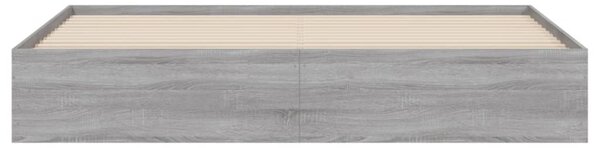 Rám postele se zásuvkami šedý sonoma 200 x 200 cm kompozit 3207250