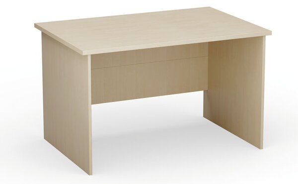 Kancelářský psací stůl PRIMO Classic, rovný 120 x 80 cm, bříza