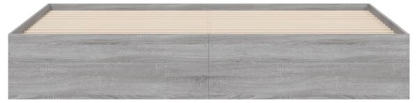 Rám postele se zásuvkami šedý sonoma 160 x 200 cm kompozit 3207264