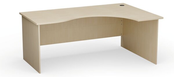 Ergonomický kancelářský pracovní stůl PRIMO Classic, 180 x 120 cm, pravý, bříza