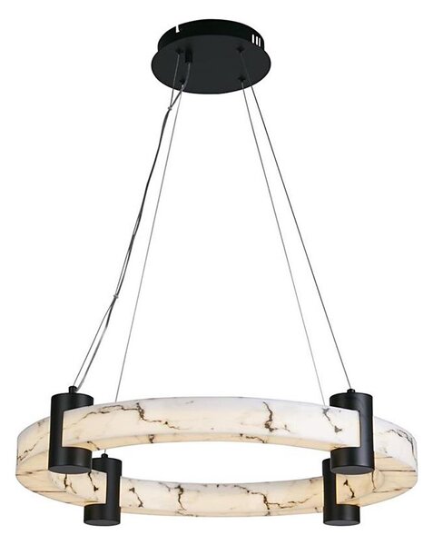 Searchlight 10868-1BK - LED Lustr na lanku MOONBEAM LED/29W/230V