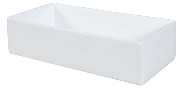 Comad Sada keramického umyvadla na desku a výpusti Gaja 45 cm bílá