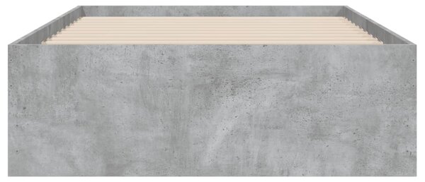 Rám postele se zásuvkami betonově šedý 75 x 190 cm kompozit 3207332