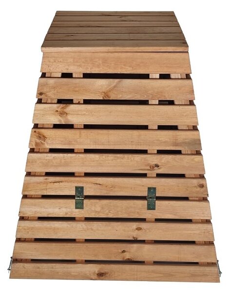 Dřevěný kompostér pyramida 430 l – česká výroba