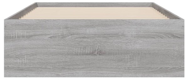 Rám postele se zásuvkami šedý sonoma 75x190 cm kompozitní dřevo 3207334
