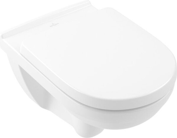 Villeroy&Boch závěsné WC s poklopem ViConnect O.novo 600x800mm Bílá Alpine, 5660D301