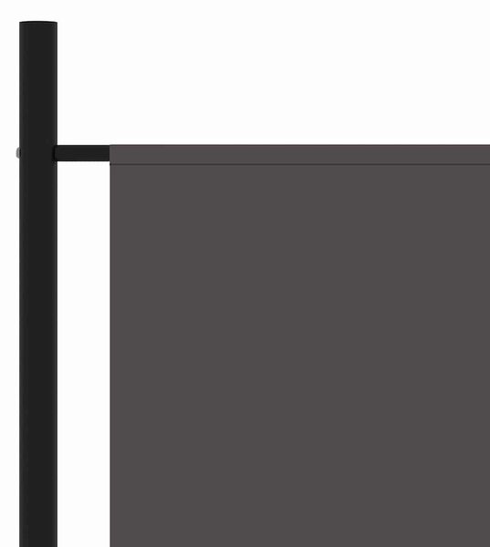 3dílný paraván antracitový 260 x 180 cm 320733