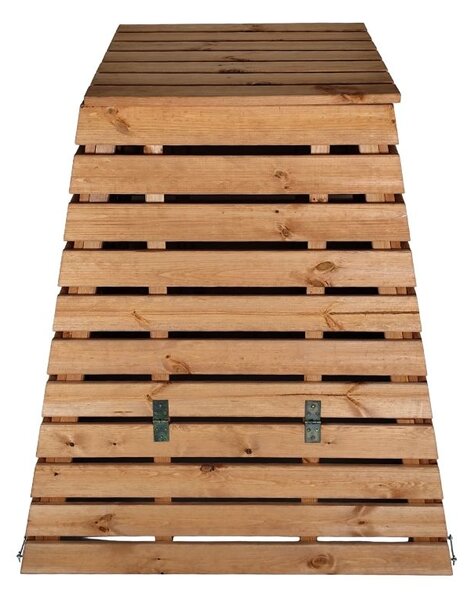 Dřevěný kompostér 800 L pyramida - česká výroba
