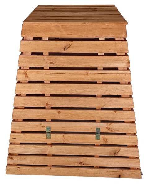 Dřevěný kompostér 1040 L pyramida - česká výroba