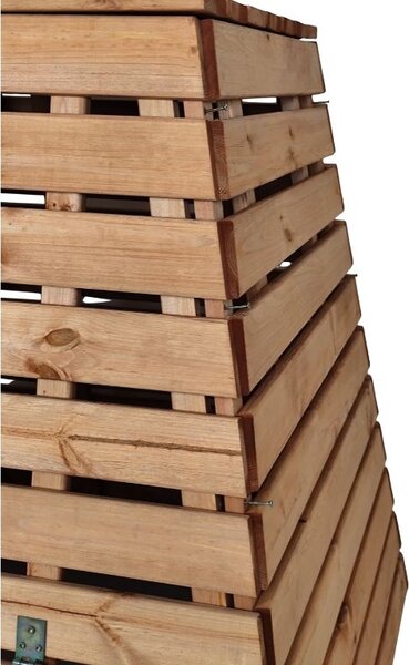 Dřevěný kompostér 800 L pyramida - česká výroba
