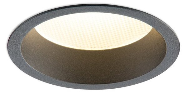 Led2 Zápustné LED svítidlo ZETA II XS, 10W, ø 103 mm, CCT 2700-4000K, IP44 Barva: Černá, Stmívání a řízení: ON/OFF