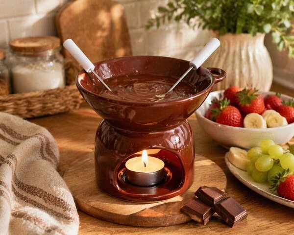 Keramické čokoládové fondue 13cm 1000010