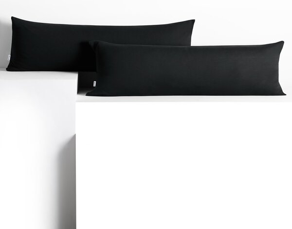 Povlaky na polštáře DecoKing Amber černé, velikost 40x145*2
