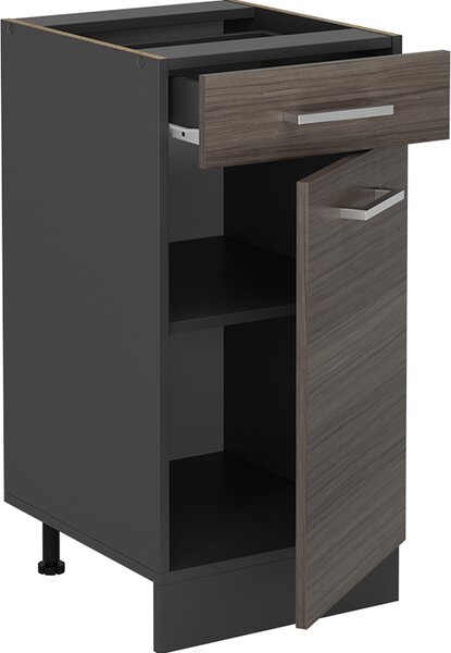 Spodní skříňka kuchyňské linky Vicco R-Line Ušlechtilá šedá 40 cm bez pracovní desky, Model 53543